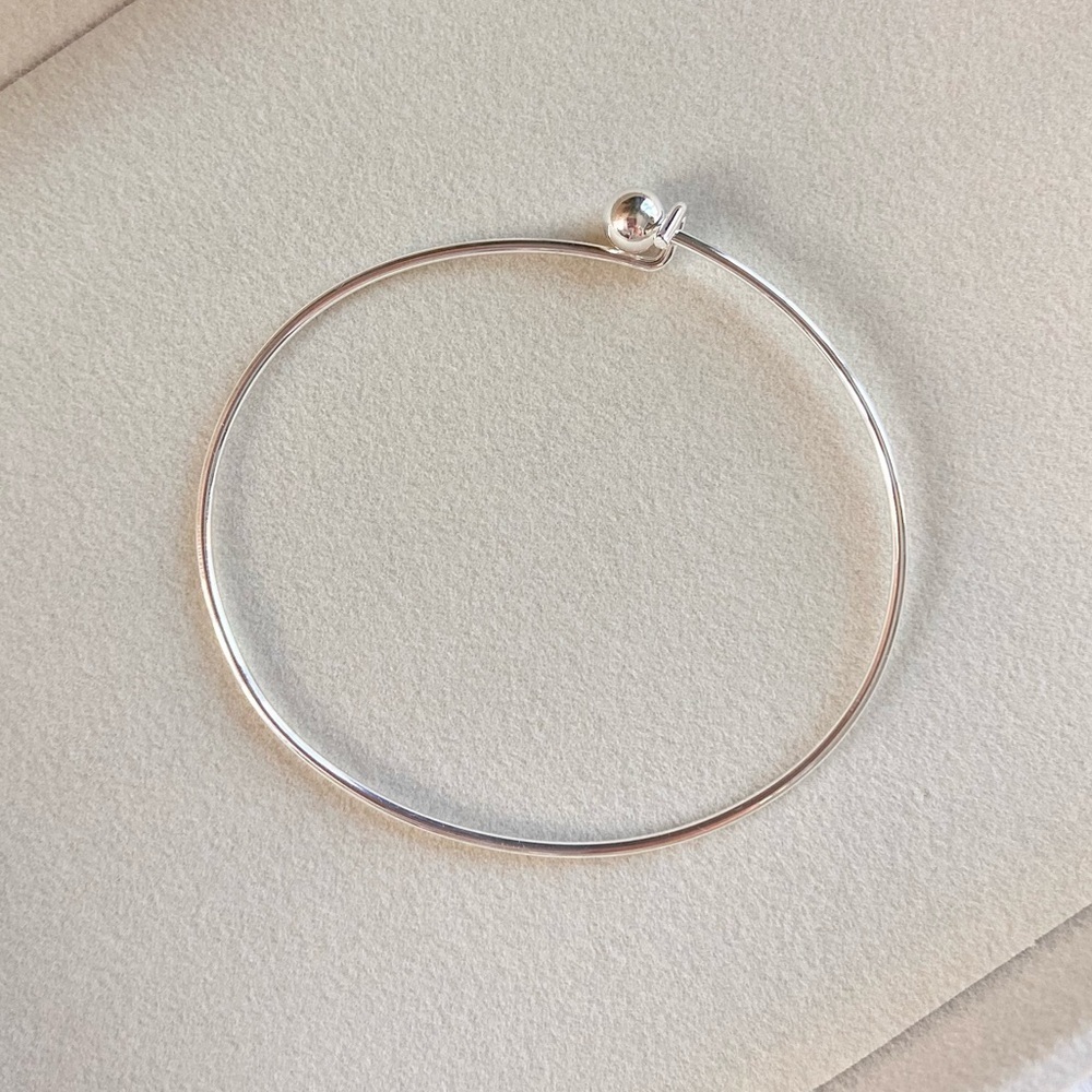 Silver Bangle - Picture 2 of 3